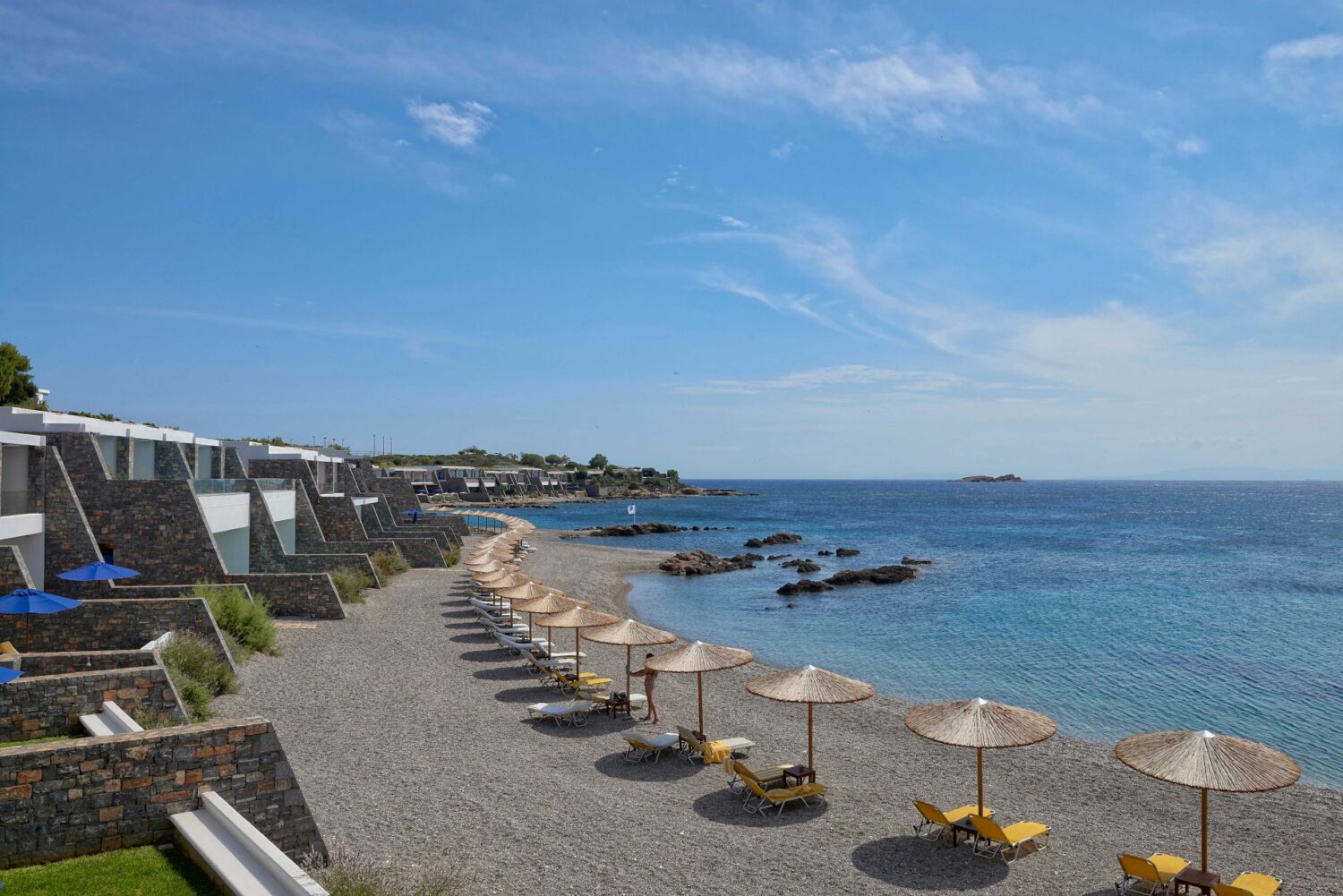 Ψάθινες ομπρέλες για beach bar και ξενοδοχεία